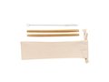 Reusable ECO bamboo drinking straw set 2 pcs 1