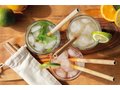 Reusable bamboo drinking straw set 6 pcs 5