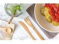 Reusable ECO bamboo travel cutlery set 6