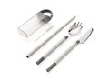 Pocketsize reusable cutlery set on-the-go