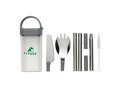 Pocketsize reusable cutlery set on-the-go 5