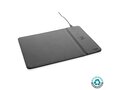 Swiss Peak RCS recycled PU 10W wireless charging mousepad