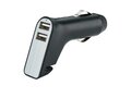 Dual port car charger with belt cutter and hammer