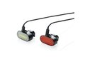 Lumino RCS recycled plastic USB re-chargeable bike light set 6