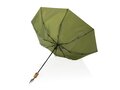 21" Impact AWARE™ RPET 190T bamboo auto open-close umbrella 40