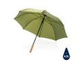 23" Impact AWARE™ RPET auto open bamboo umbrella 2