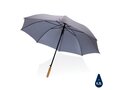 27" Impact AWARE™ RPET 190T auto open bamboo umbrella 11