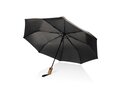 Kaycey 21" AWARE™ RPET Acacia wood mini auto open umbrella 2