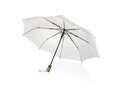 Kaycey 21" AWARE™ RPET Acacia wood mini auto open umbrella 11