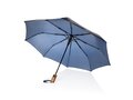 Kaycey 21" AWARE™ RPET Acacia wood mini auto open umbrella 20