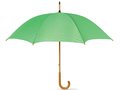 Wooden shaft umbrella