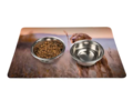 Papillon food bowl placemat large