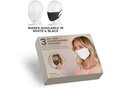 Set of 3 face masks in gift box