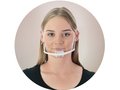 Adjustable transparent face shield 1