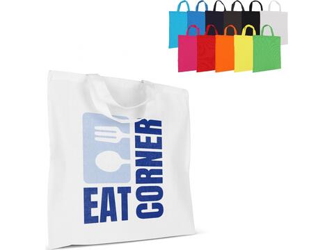 Shopping bag OEKO-TEX® color short 140g/m² 38x42 cm