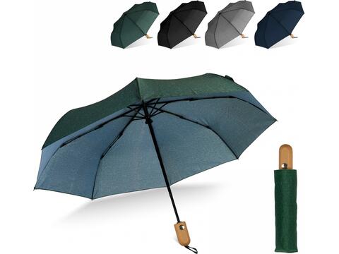 Foldable umbrella 21” R-PET auto open