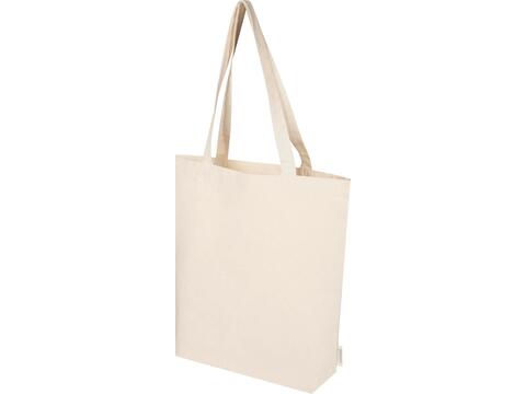 Orissa 180 g/m² GOTS organic wide bottom tote bag 11L