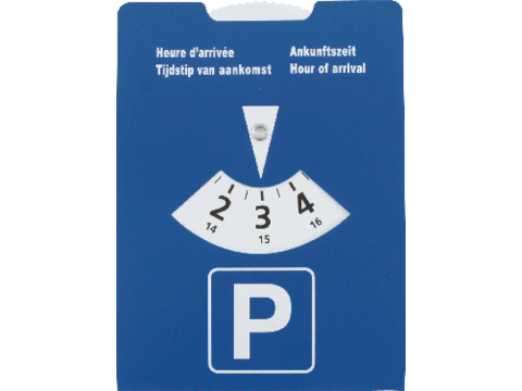 Parking disc cardboard