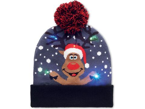 Christmas beanie with LED lights