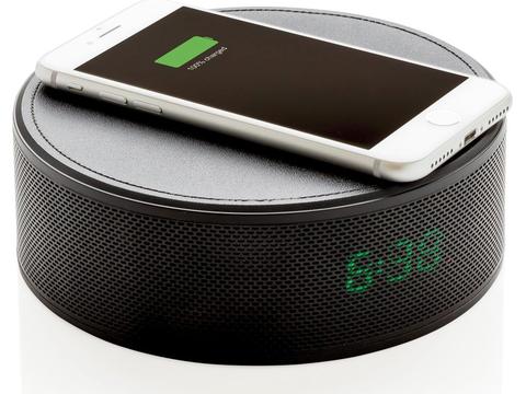 Wireless 5W charging alarm clock speaker