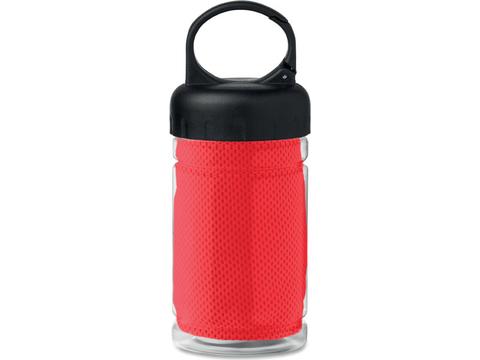 Cooling towel in PET bottle