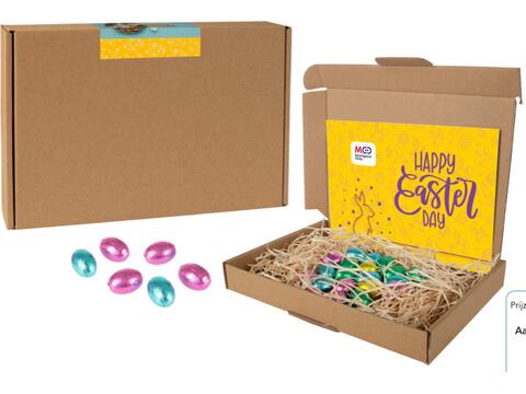 Box of Easter Eggs in a Nest