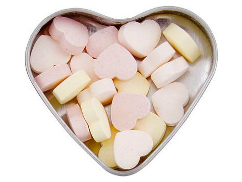 Heart tin Sweets