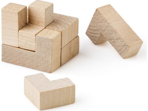 Wooden cube puzzle