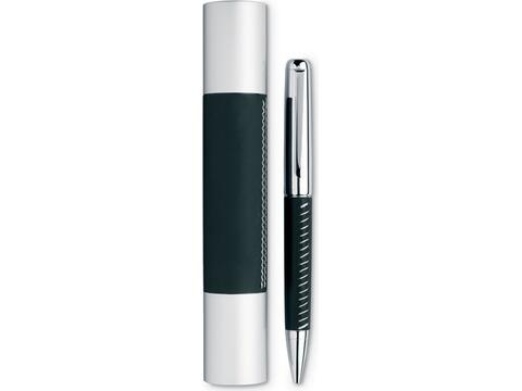 Metal ball pen in box