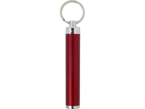 LED flashlight with key ring