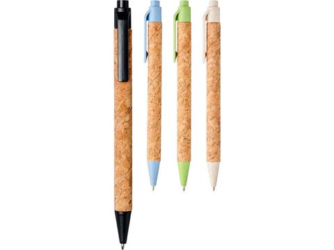 Midar cork and wheat straw ballpoint pen