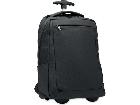 600D RPET backpack trolley