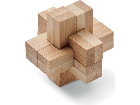 Bamboo brain teaser puzzle