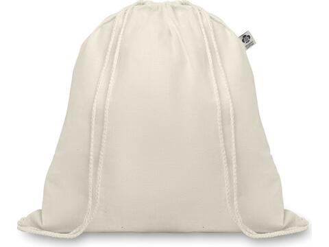 Organic cotton drawstring bag