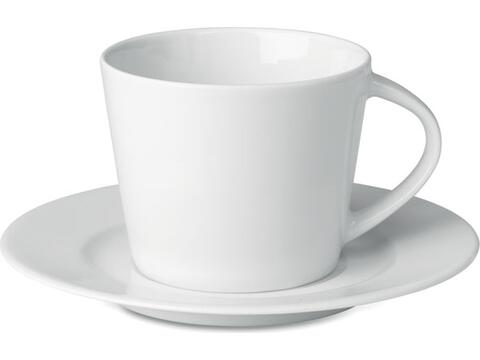 Cappuccino cup and saucer