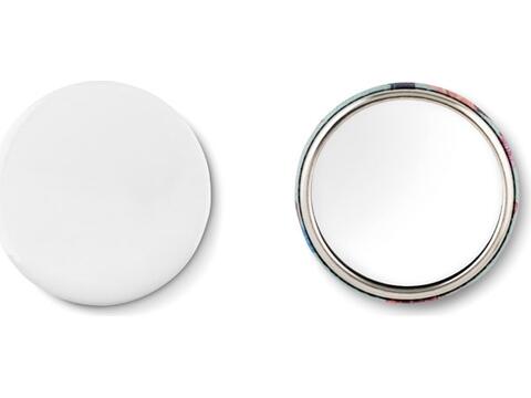 Mirror button metal