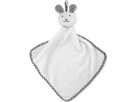 Plush rabbit design baby towel