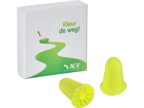 Ear plugs in a box