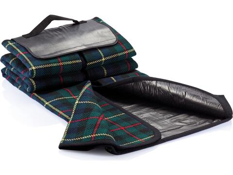 Tartan picnic blanket