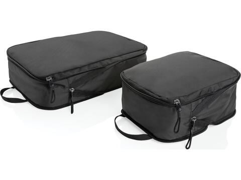 Swiss Peak Ridge AWARE™ RPET compression travel cubes 2pc