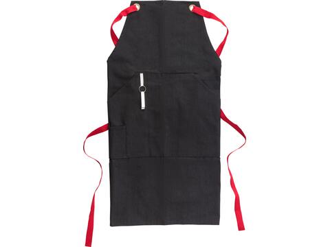 Apron with bottle opener