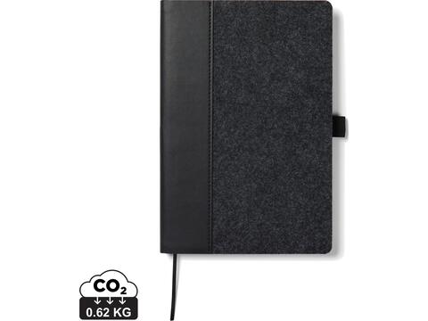 VINGA Albon GRS recycled felt notebook