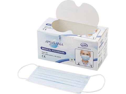 Disposable medical face mask (box of 50 masks)