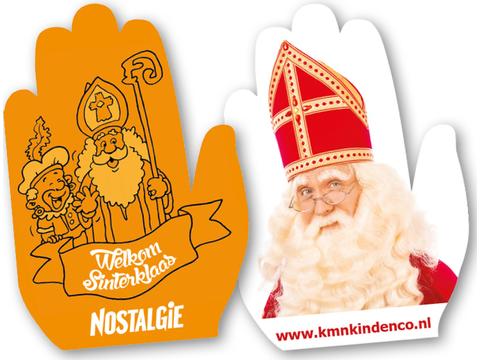 Wave hands for Sinterklaas