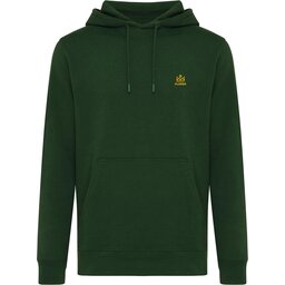 Bedrukte Iqoniq Rila lichtgewicht gerecycled katoen hoodie