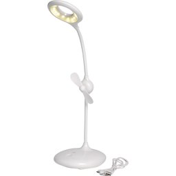 Bureaulamp met ventilator