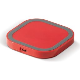 Draadloos oplaadstation 5W voor smartphone rood