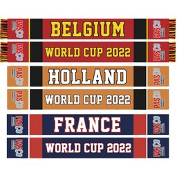 Footbal Scarfs World Cup 2022