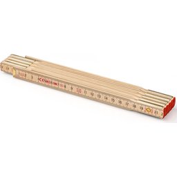 Houten duimstok vouwmeters Classic natur