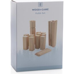 Houten kubb set-verpakt